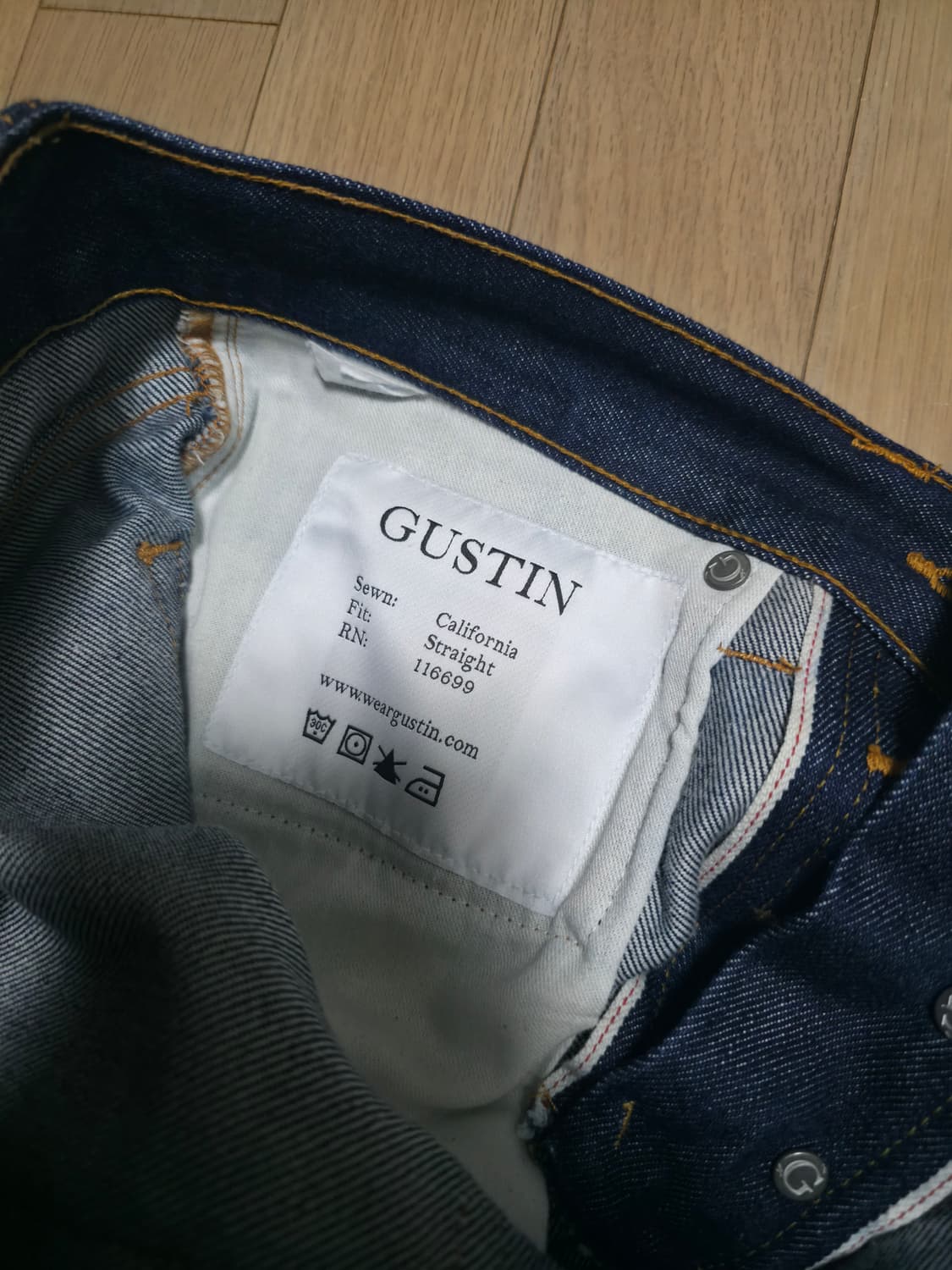 Gustin Selvedge Denim 거스틴 셀비지 데님 상품이미지6