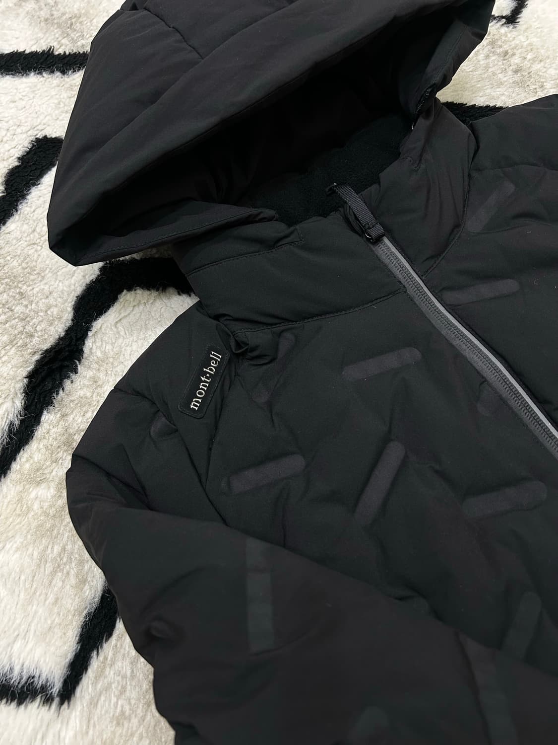 [M]몽벨 튜브테크 중경량 후드 자켓/블랙 상품이미지1