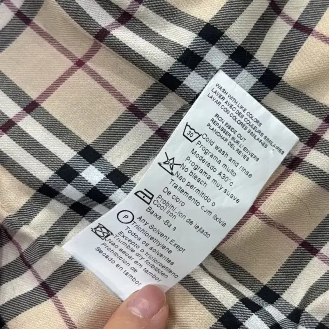 정품 버버리 퀄팅 자켓 ~55 상품이미지9