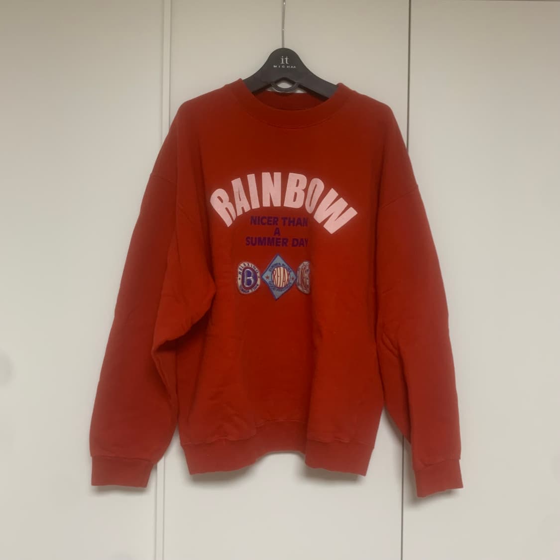 베네통 버건디 스웨트셔츠 110 상품이미지1