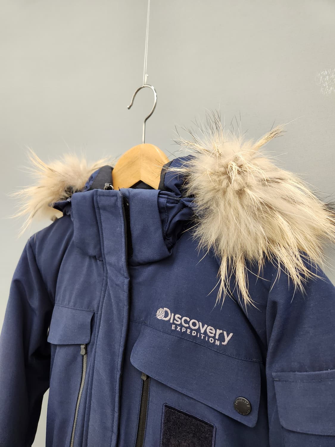 디스커버리 네이비 패딩 점퍼 상품이미지3