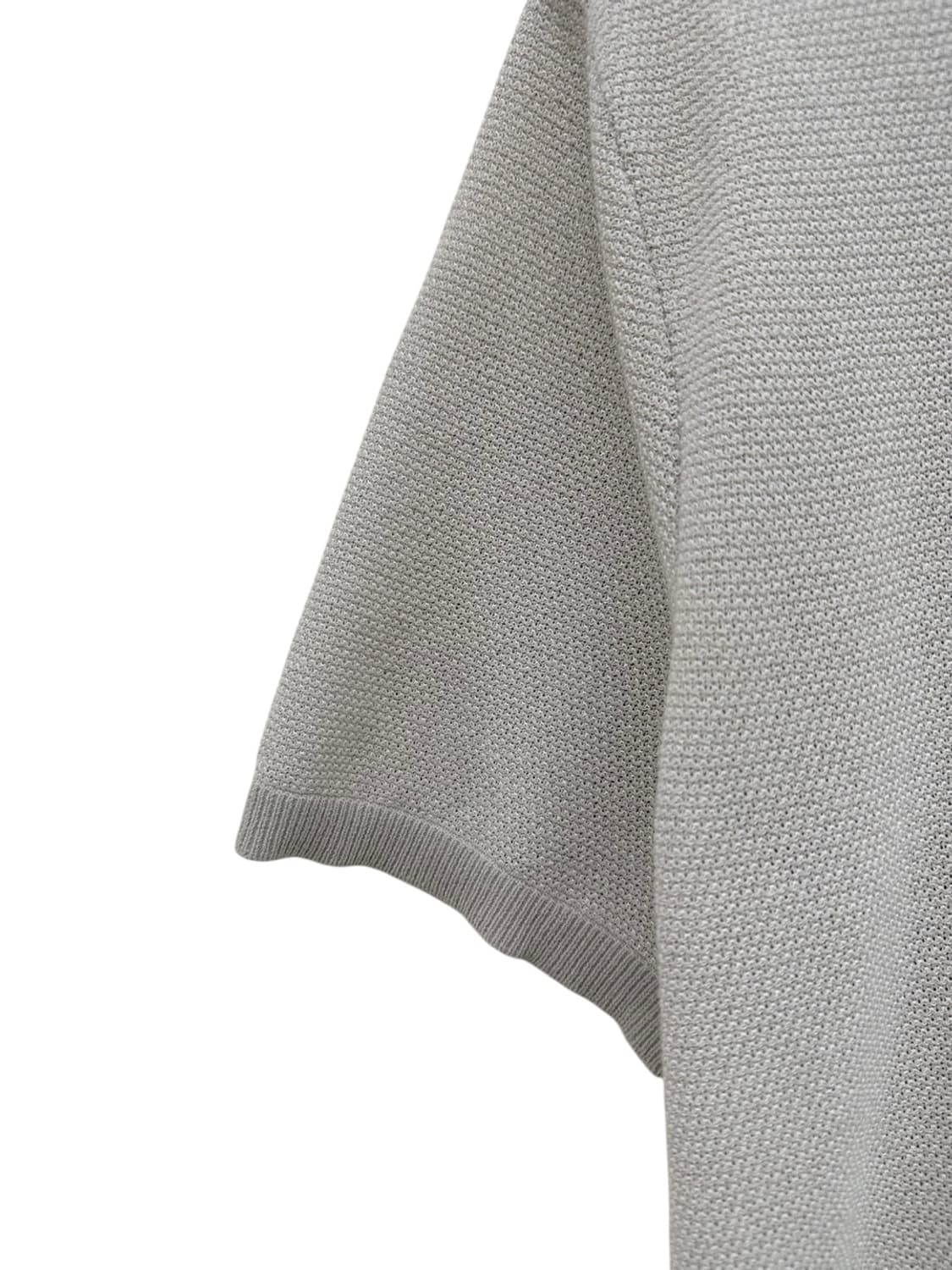 헨리코튼 니트 반팔 웜그레이 (50,XL)  상품이미지5
