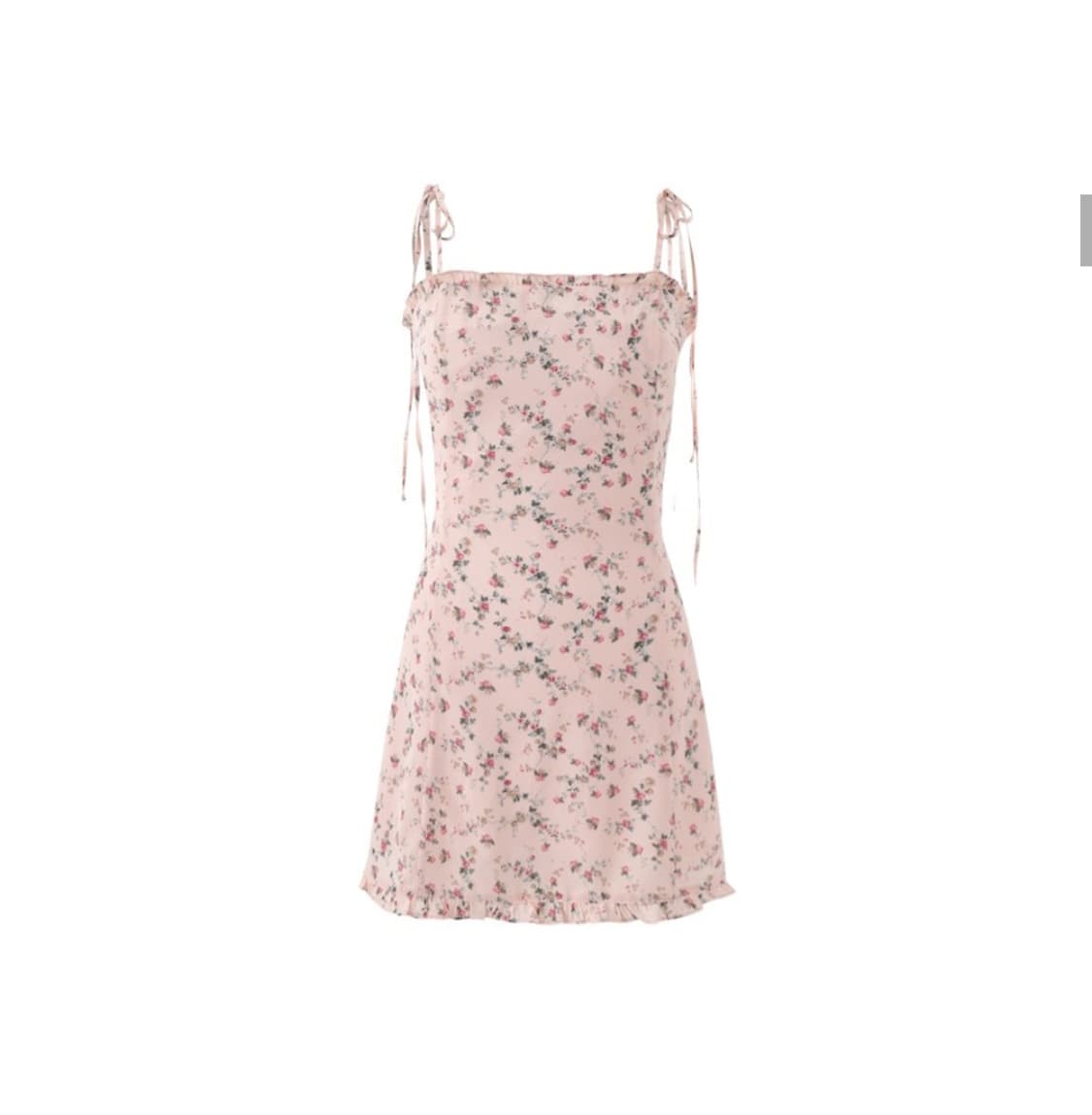 낫유어로즈 프릴 미니 드레스 (핑크) 상품이미지3