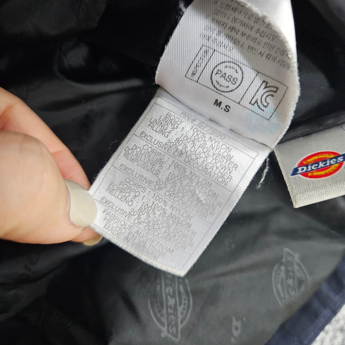 [XL] 디키즈 패딩 점퍼 1110J1 상품이미지7