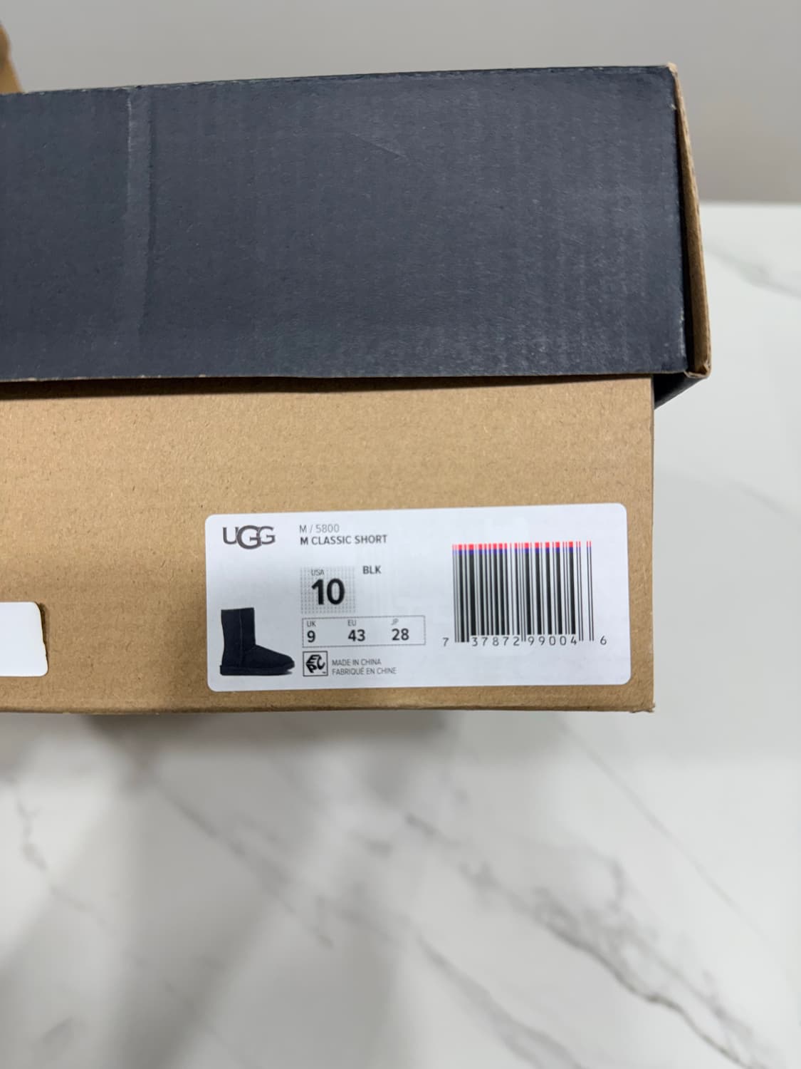 어그 남자부츠 블랙 새상품 팝니다.(275size) 상품이미지4