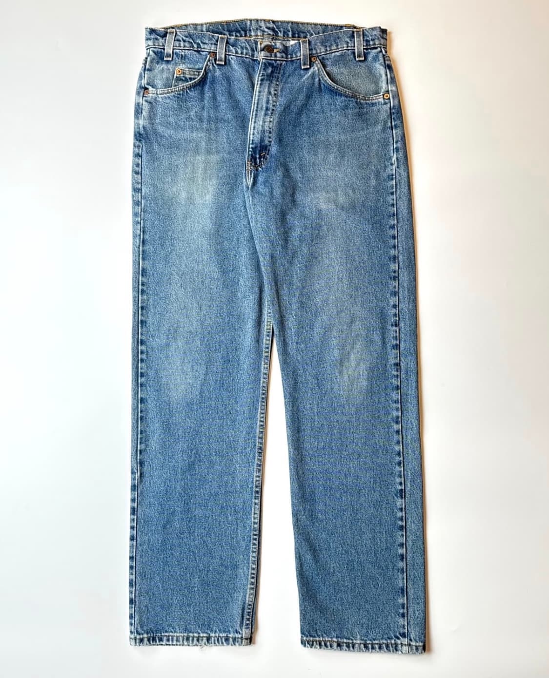 90S 리바이스 505 레귤러 스트레이트 오렌지탭 데님 팬츠 USA 상품이미지3