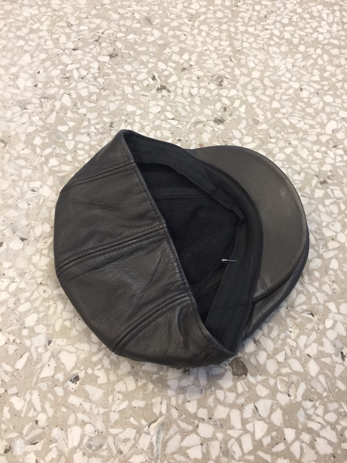 Vintage Leather Newsboy Cap 상품이미지3