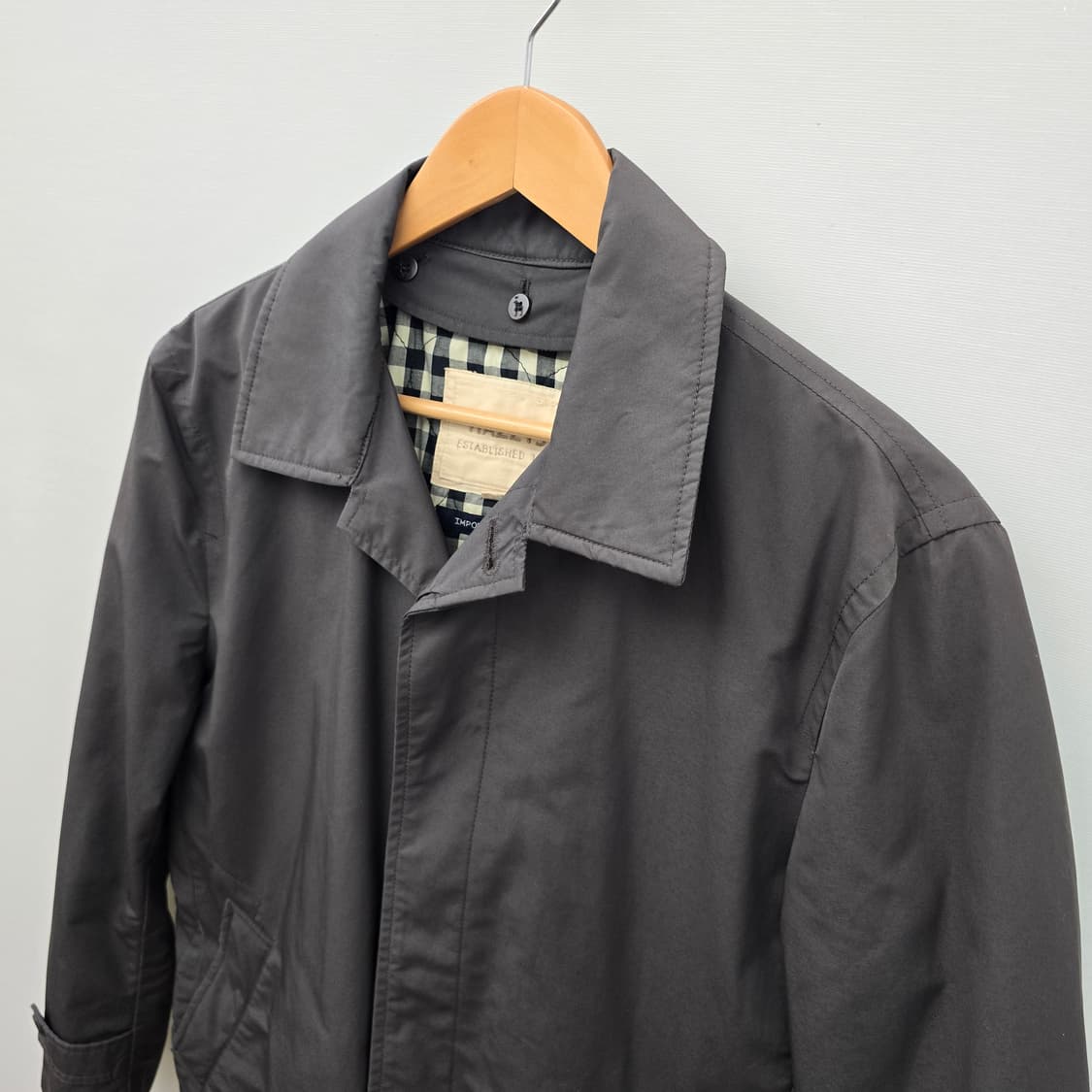 HAZZYS 브라운 남성 코트 상품이미지3