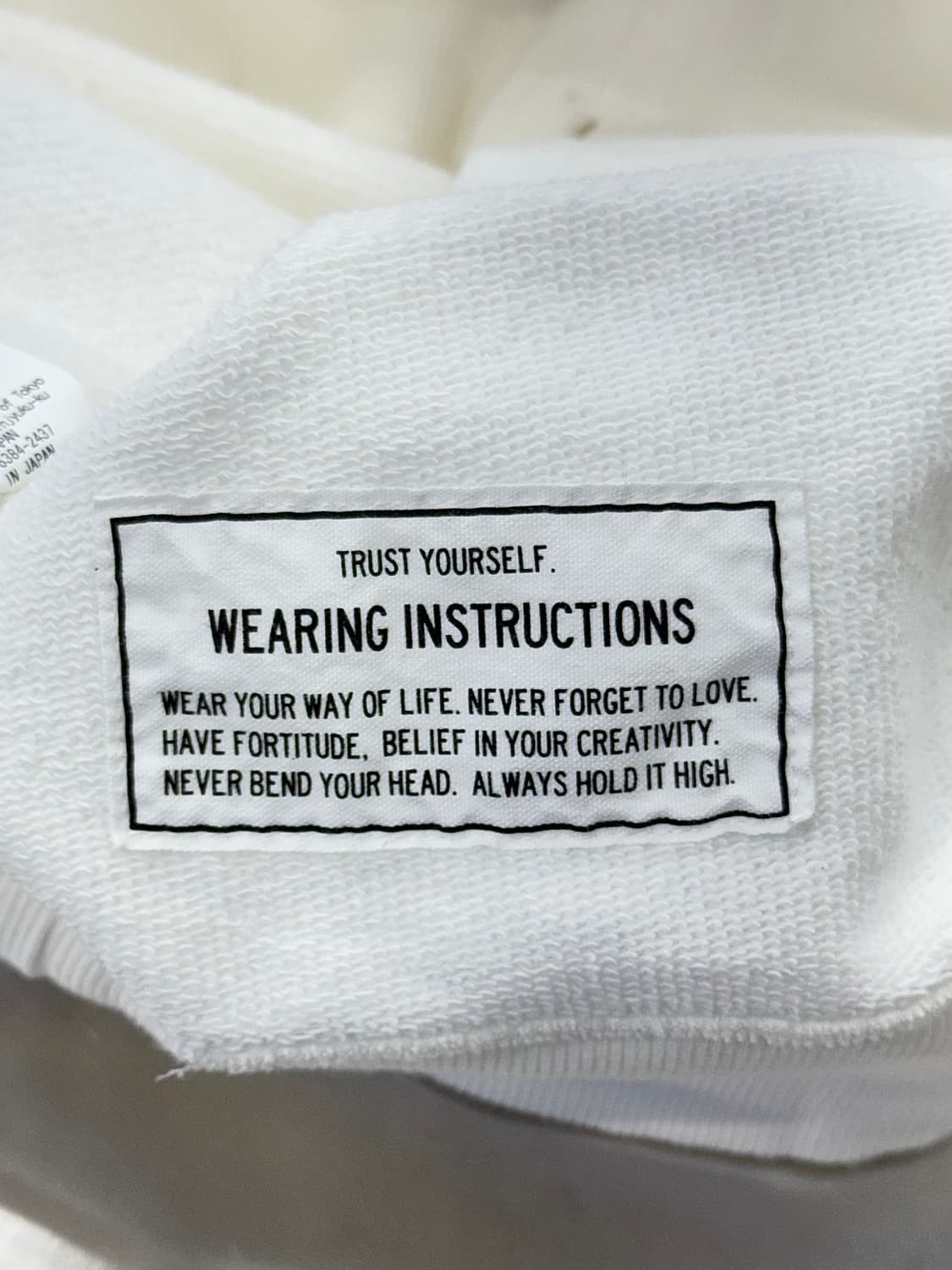 미하라 야스히로 피터슨 프린티드 후드 화이트 상품이미지8