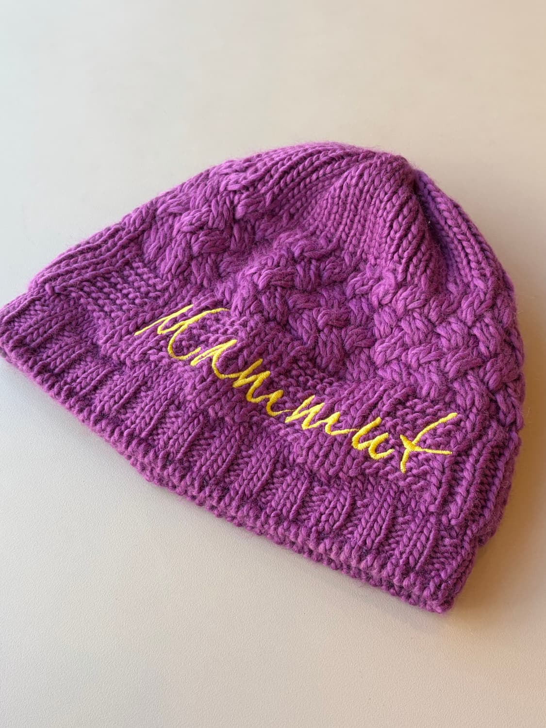 올드 마무트 mammut 퍼플 플리스 비니 (독일산) 상품이미지1