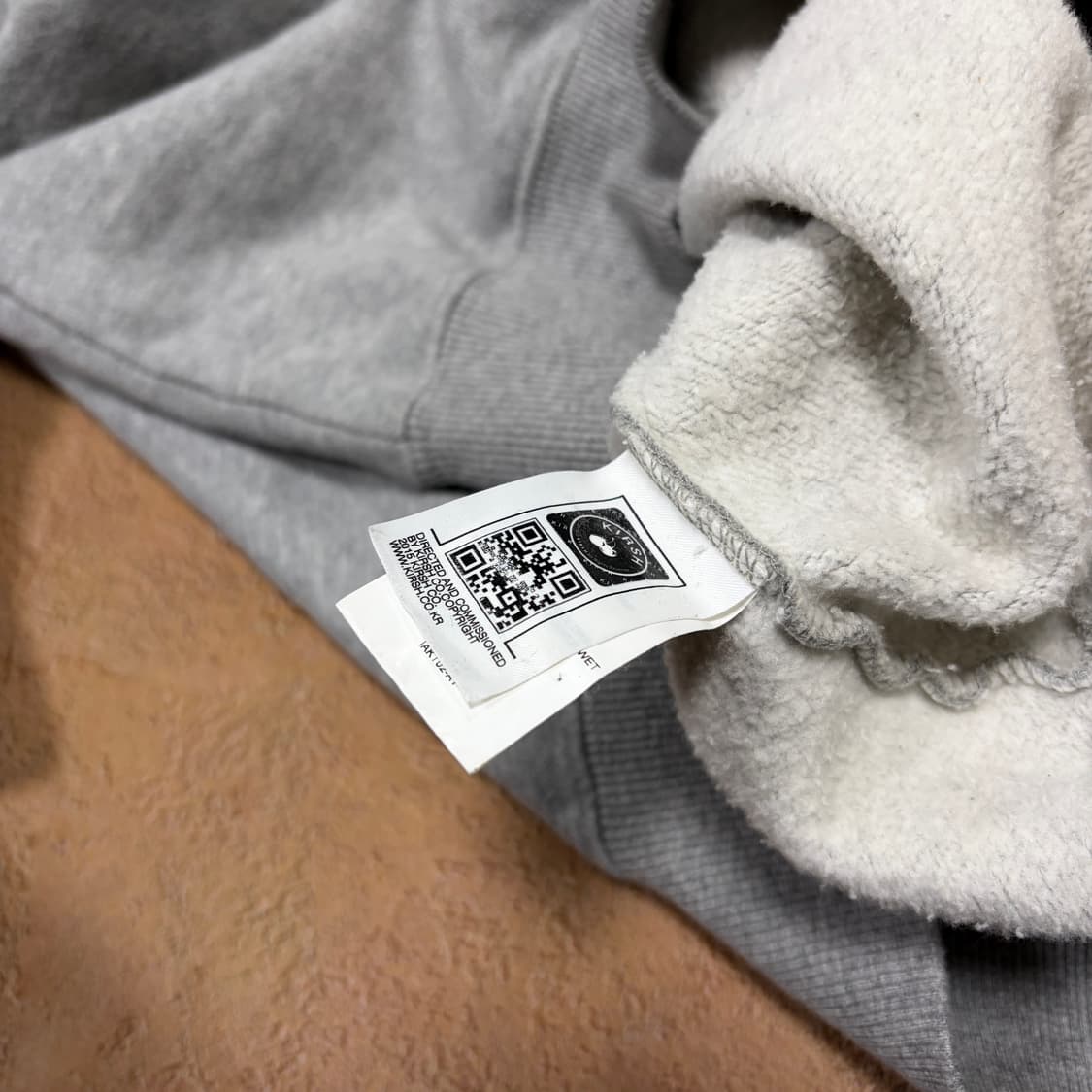 키르시 기모 하프집업 상품이미지3