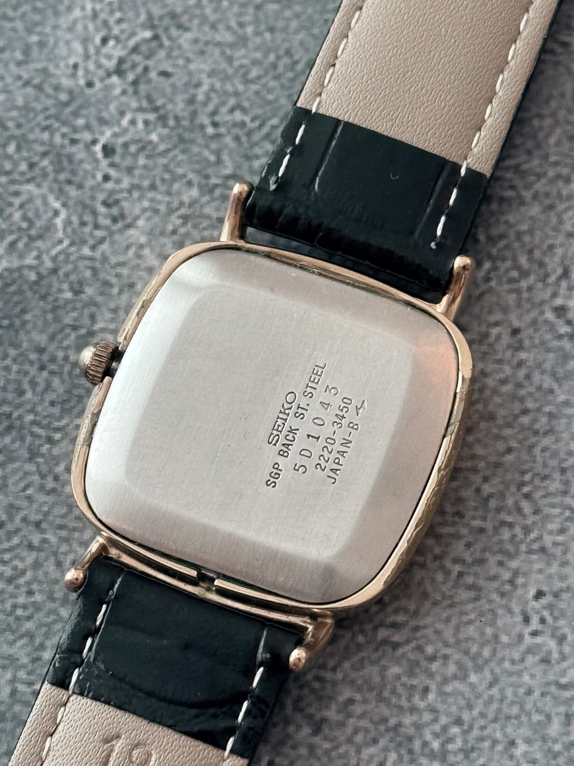 세이코 Seiko 로만 인덱스 스퀘어 태엽 감기 상품이미지6