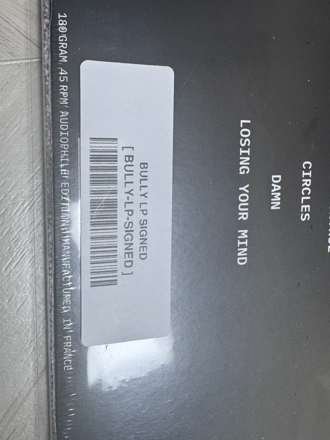 미개봉 Kanye  bully 싸인 lp 180그램 상품이미지4