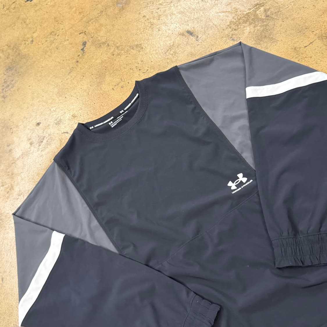 [정품/2XL] 언더아머 스포츠웨어 긴팔티 블랙 b12 상품이미지1