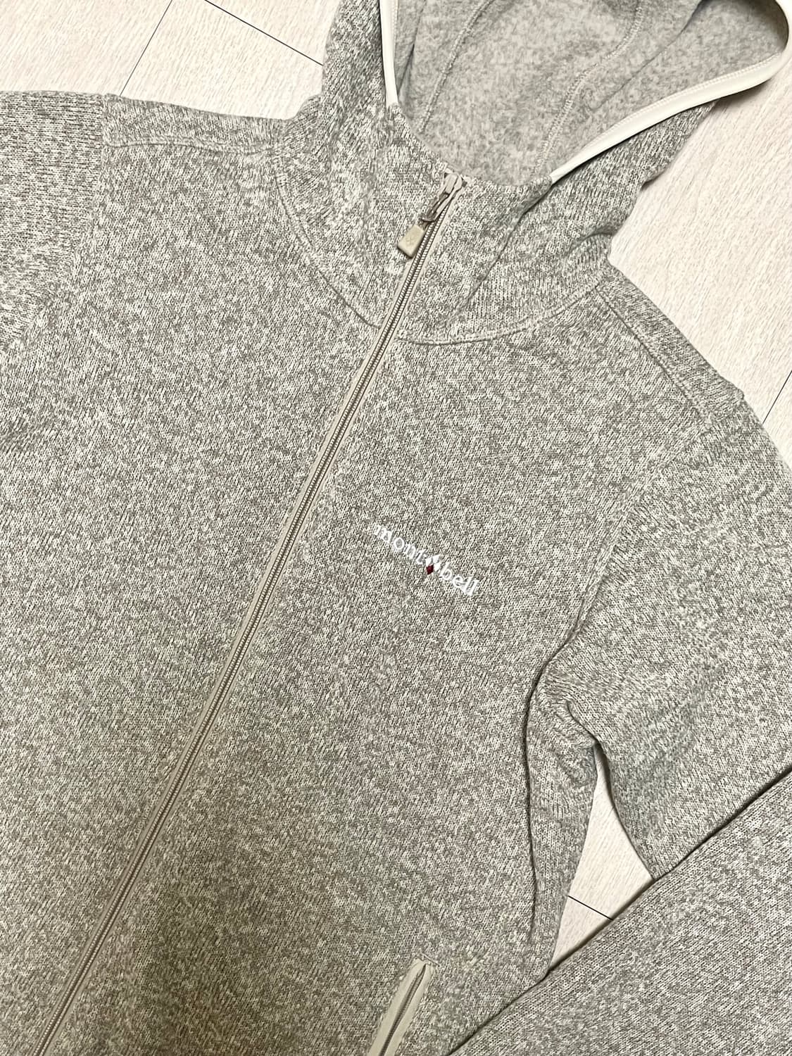 몽벨 이너 후드집업 기모 상품이미지3