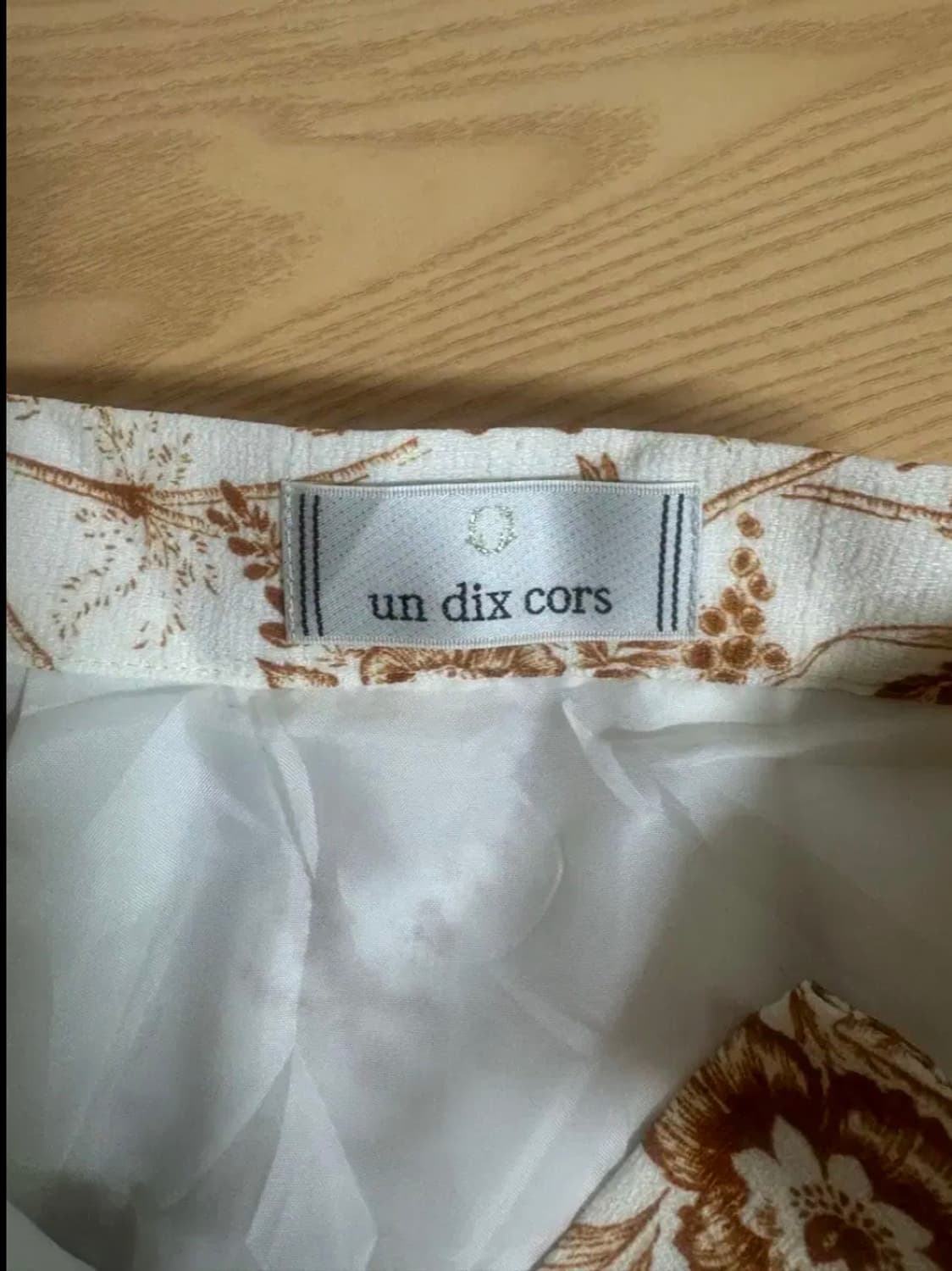 JPN un dix cors 플라워 플레어 스커트 상품이미지4