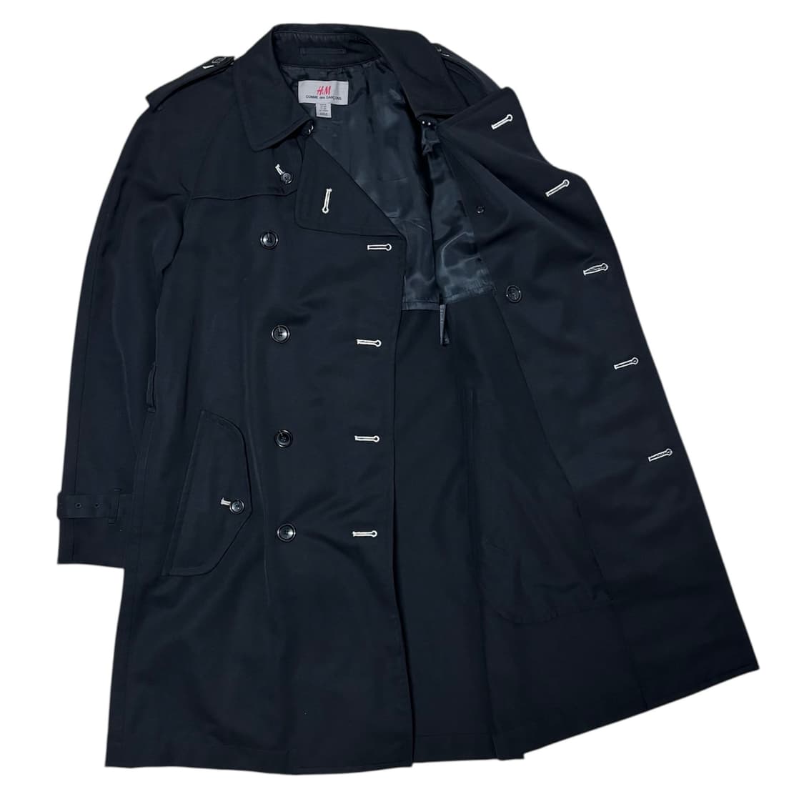 [S] 꼼데가르송 X H&M 울 트렌치 코트 상품이미지4