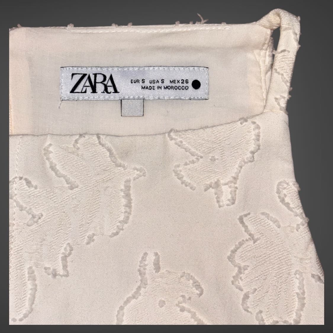 자라 ZARA 자카드 슬리브리스 미니 원피스 상품이미지6