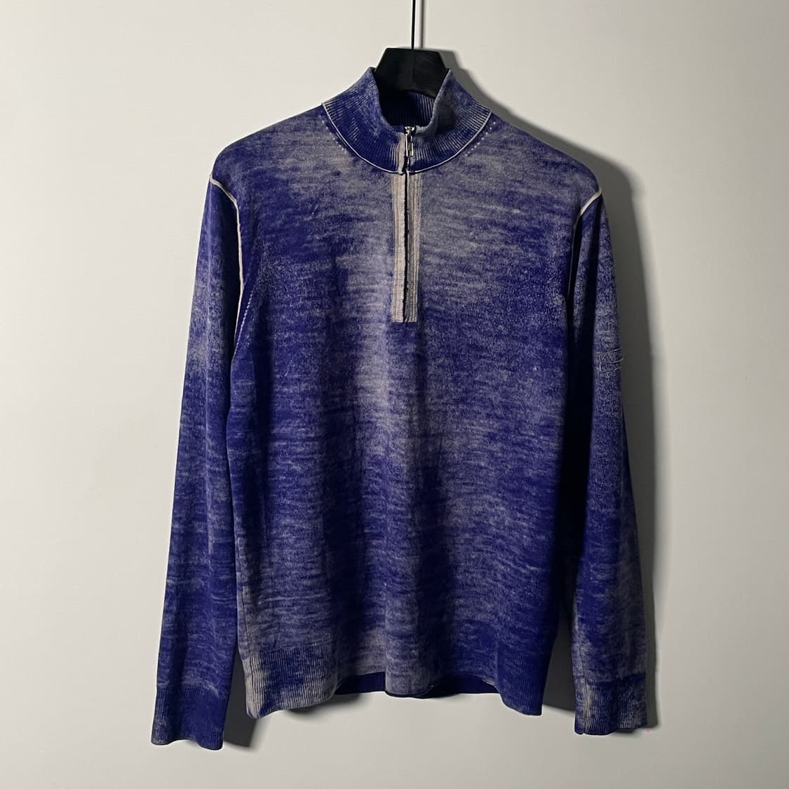 09fw 스톤아일랜드 그라데이션 반집업 니트 (on.718)   상품이미지1