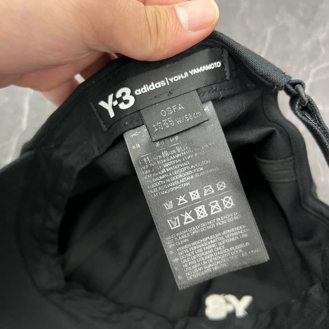 Y-3 아디다스 볼캡 블랙 상품이미지6