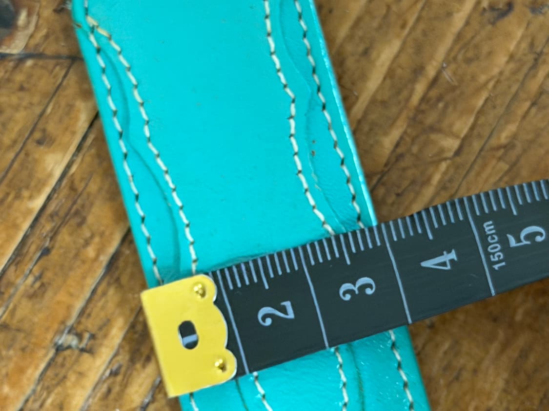 [30-33 로얄] 미국 현지구매 토니라마 민트색 가죽 웨스턴 벨트 (표 상품이미지7