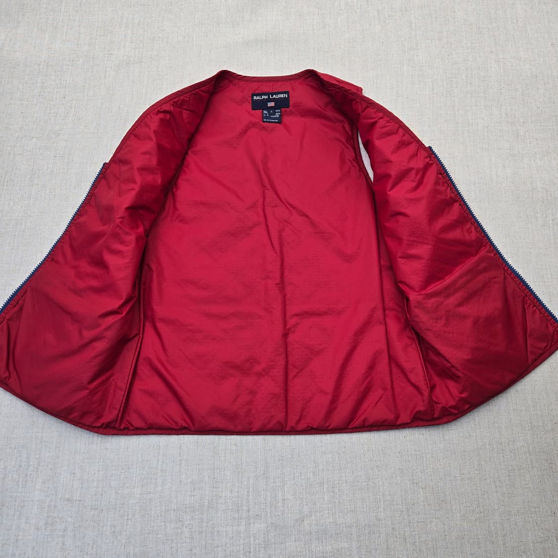 랄프로렌 여성 퀼팅 조끼 레드 상품이미지6