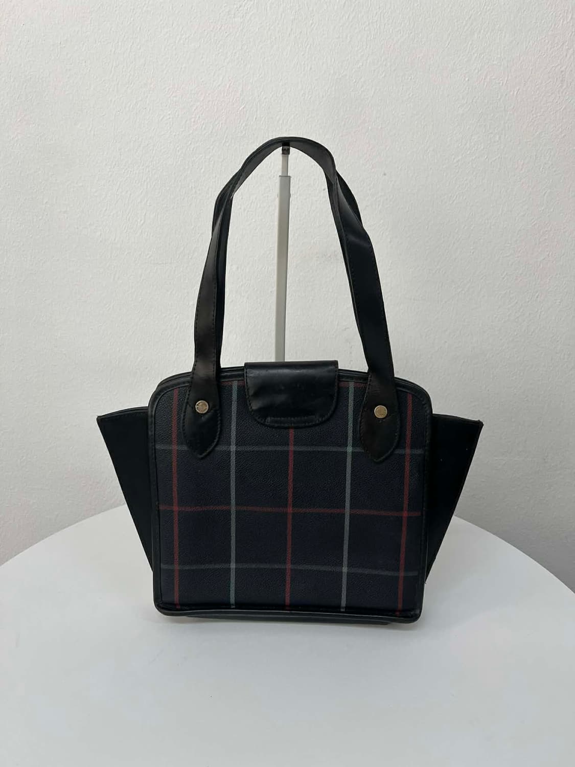 버버리 빈티지 노바체크 네이비 숄더 토트백 상품이미지4