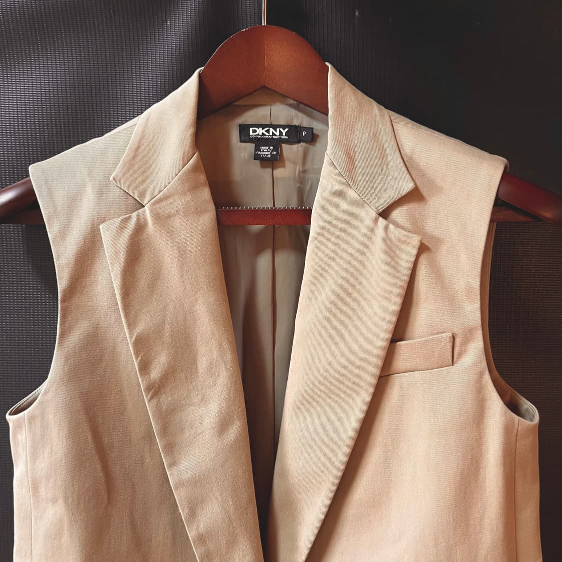 55)DKNY made in Italy 롱 베스트  상품이미지4