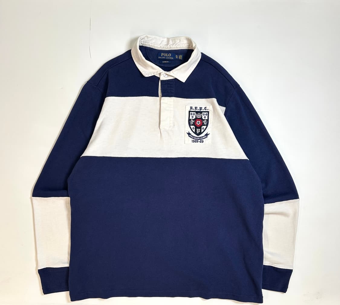 Polo 폴로 랄프로렌 럭비 pk 카라티 긴팔티셔츠 XL  상품이미지1