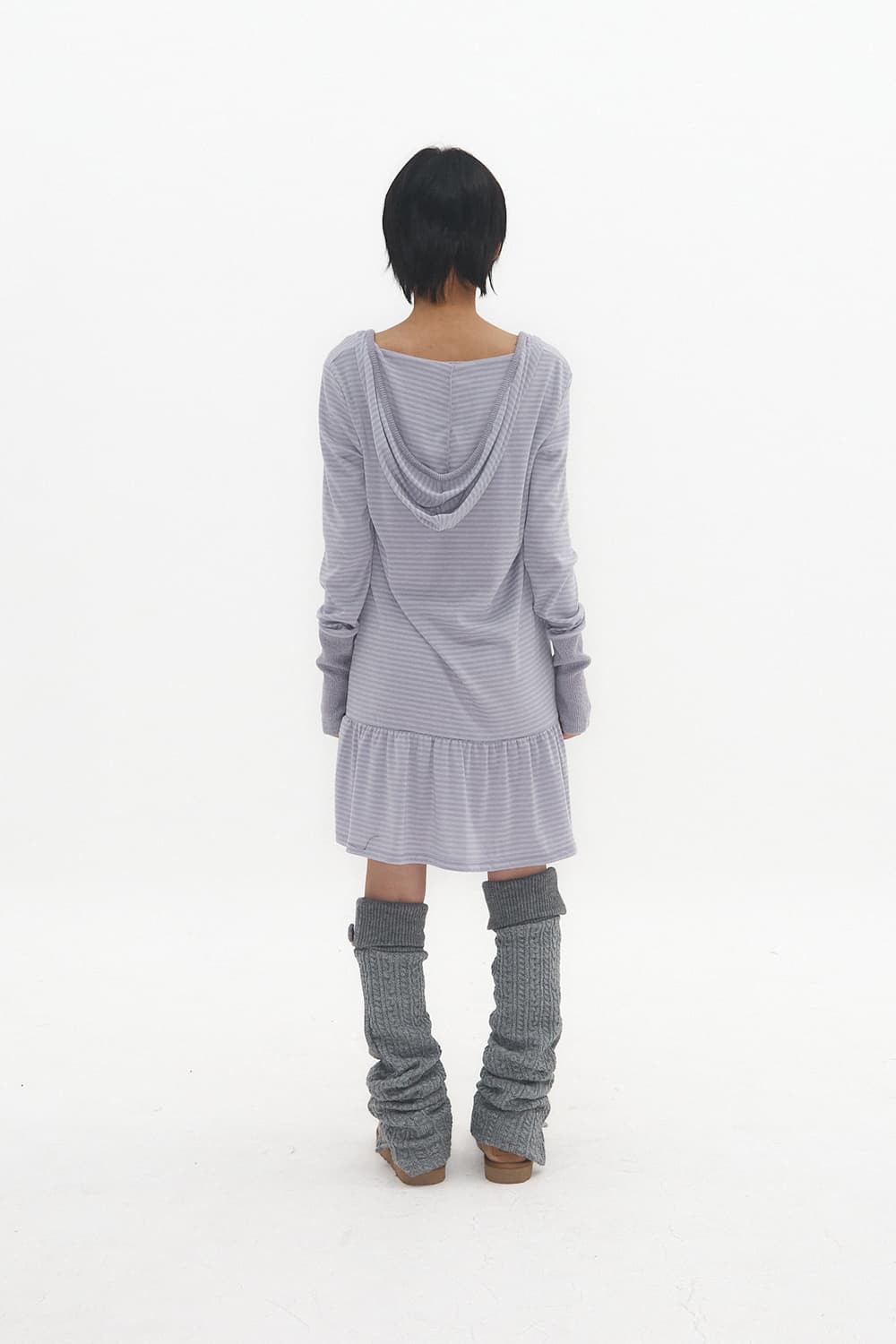 익스파이드걸 COZY BUTTON LEG WARMER GREY 상품이미지9