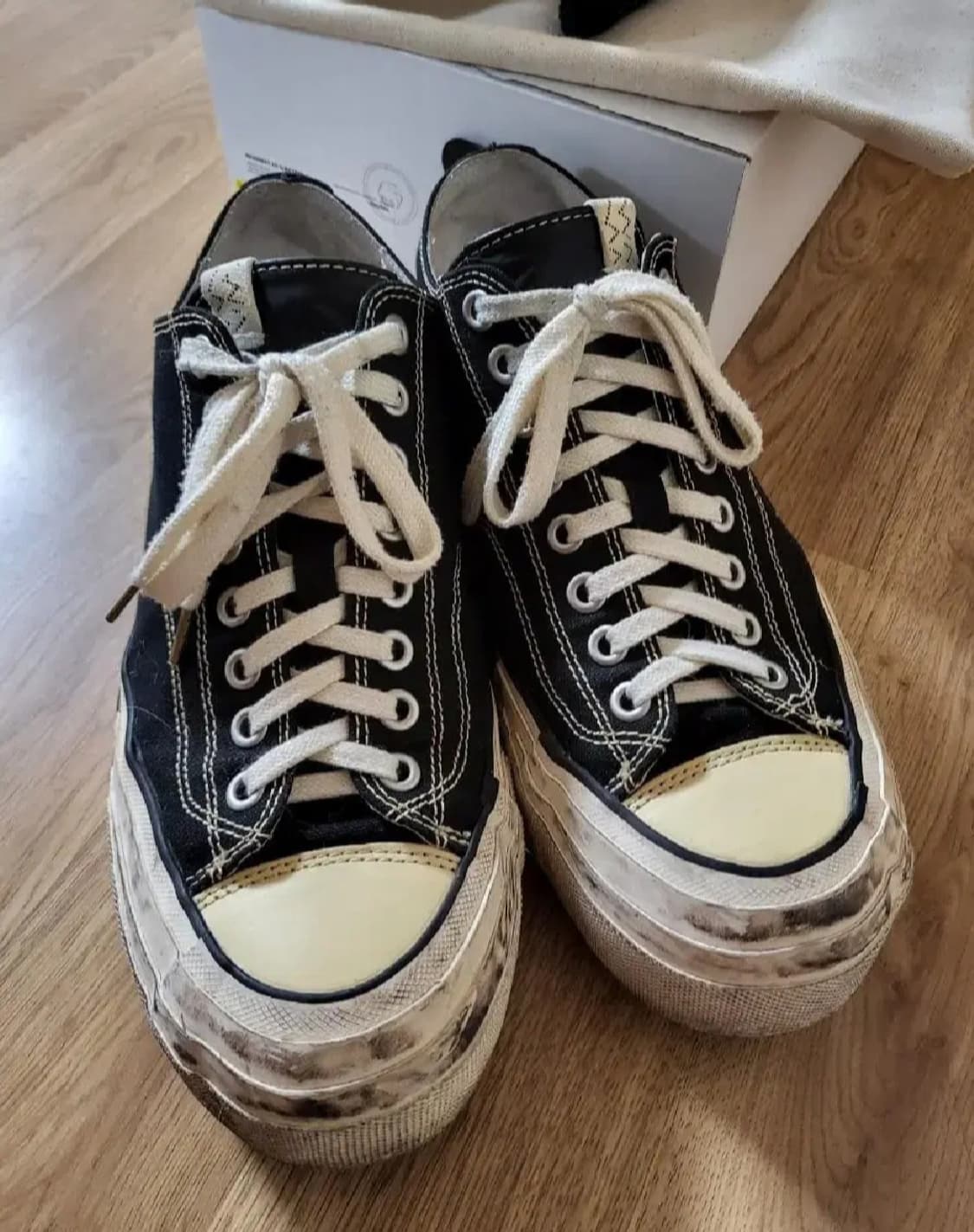 비즈빔 Visvim 스캐그웨이 지패턴 로우[10][275-80] 상품이미지1