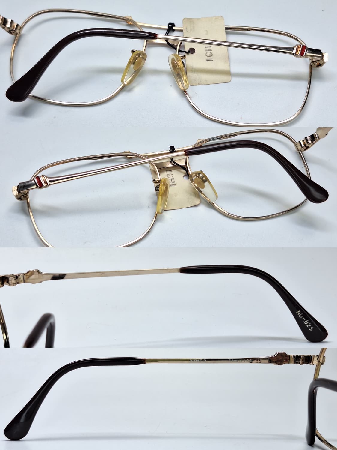 80s 일본제 빈티지 데드스톡 미사용/D-PAT-P 웰링턴 투브릿지 안경 상품이미지4