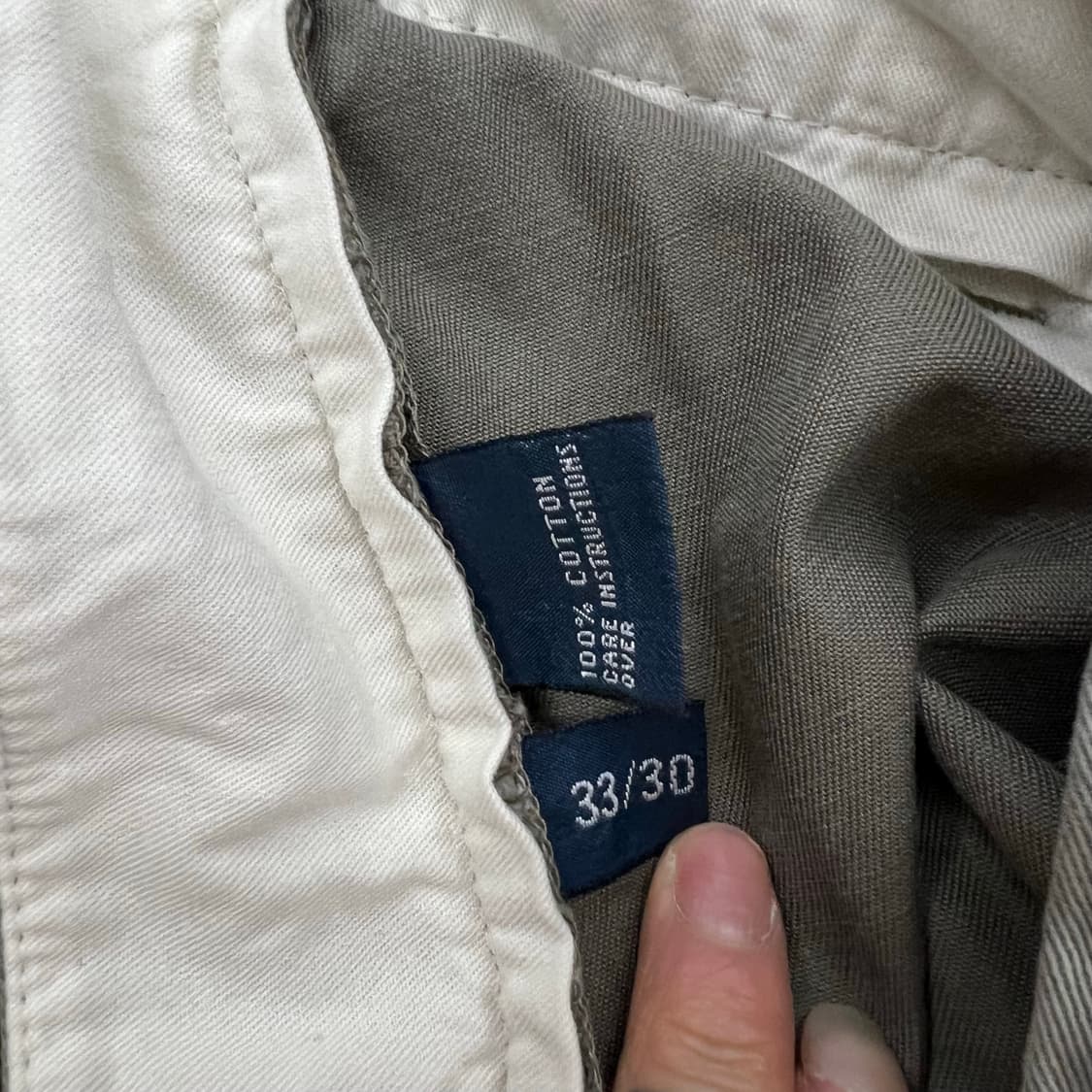 폴로 카키 치노팬츠 상품이미지3