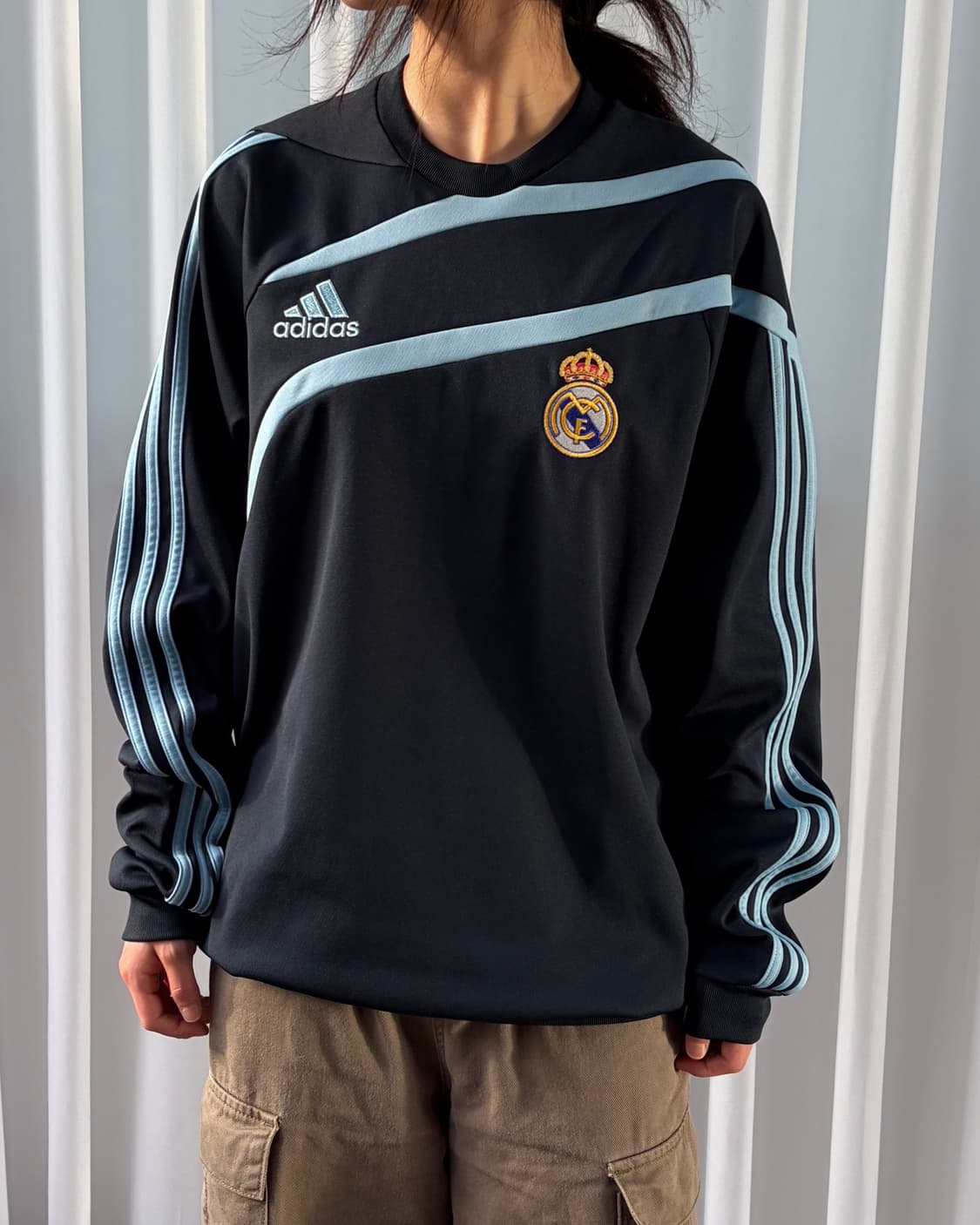 [M]아디다스 레알마드리드 트레이닝 스웻탑 상품이미지3