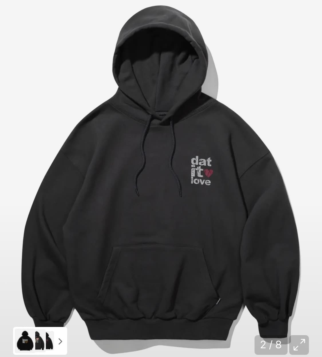 어반스터프 DIL 후디 (차콜) M사이즈 상품이미지2