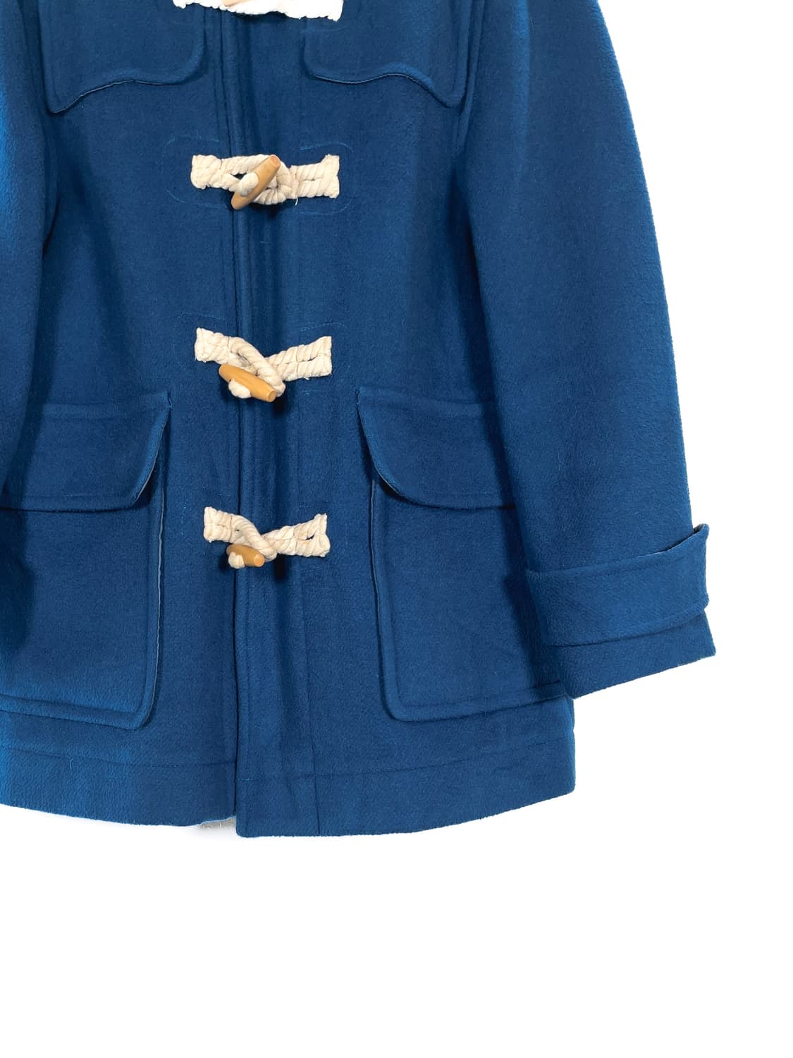 빈티지 블루 울 토글 코트 상품이미지3