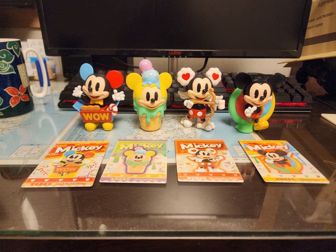 팝마트 미키마우스 4종 일괄 상품이미지1