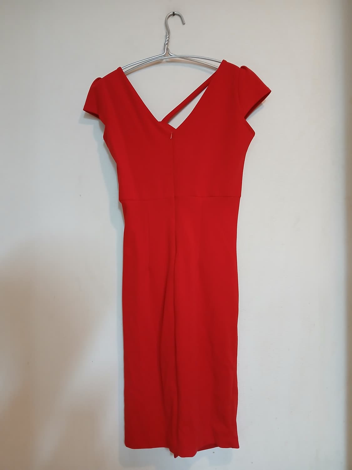 새상품 나롱쥐 사선 네크라인 트임 캡 원피스 클럽 파티 드레스 섹시 홀복 상품이미지3