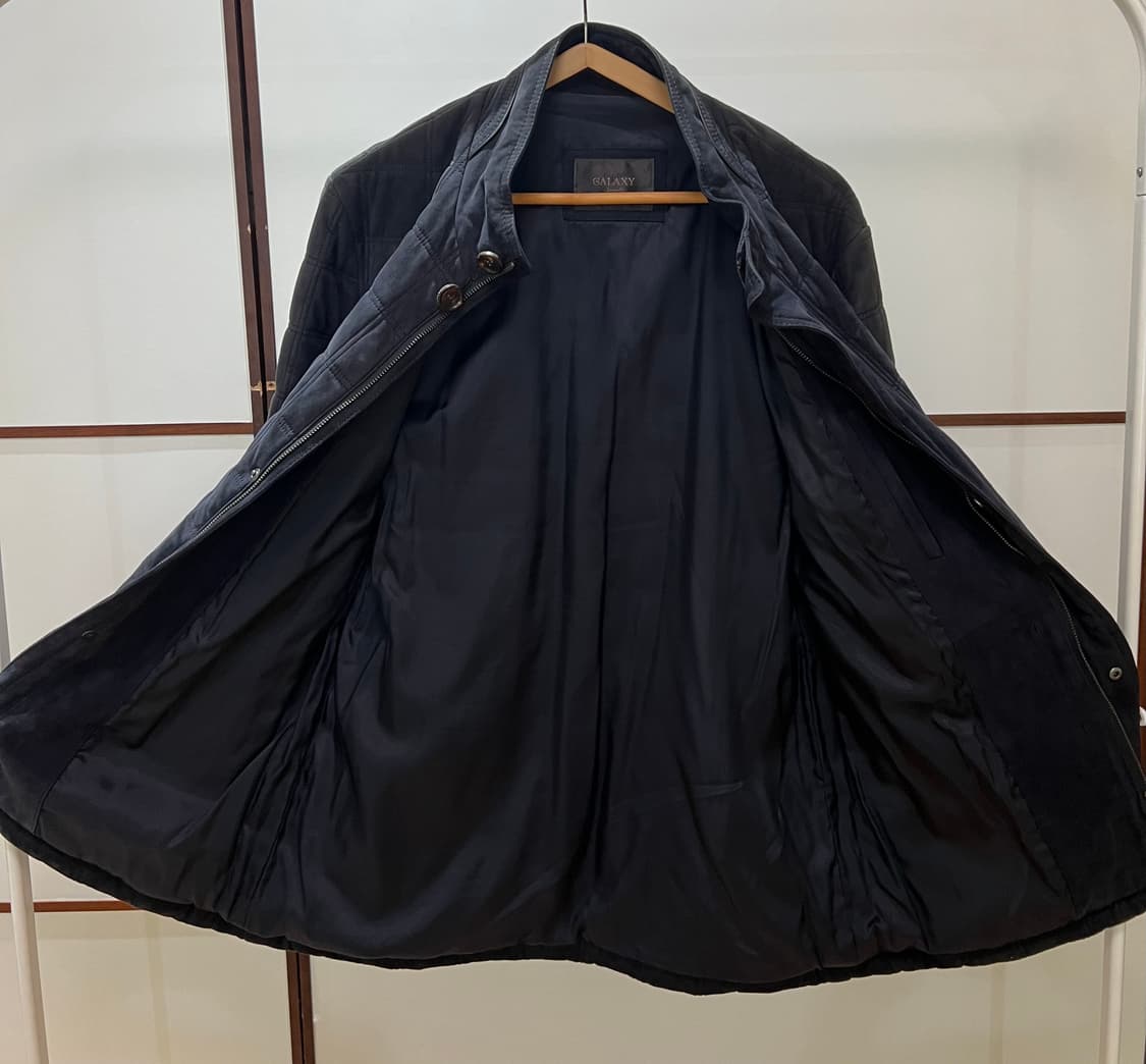 갤럭시(Galaxy) 수젤로 천연 염소가죽 퀼팅 자켓 (100) 상품이미지4