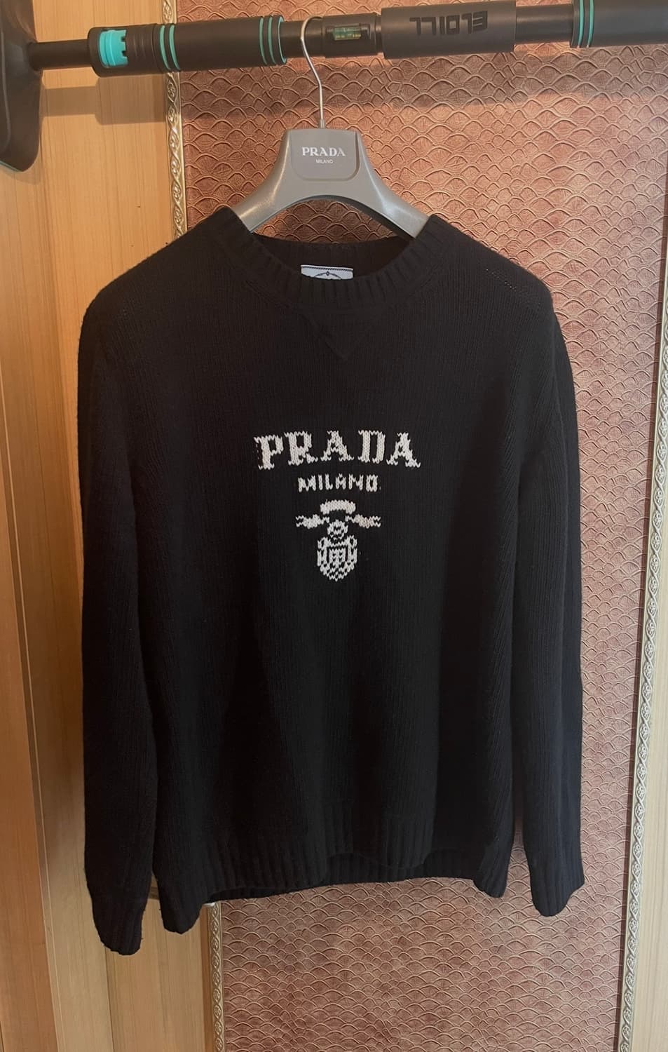 프라다 울 캐시미어니트(p24g1v) 블랙 44 상품이미지2