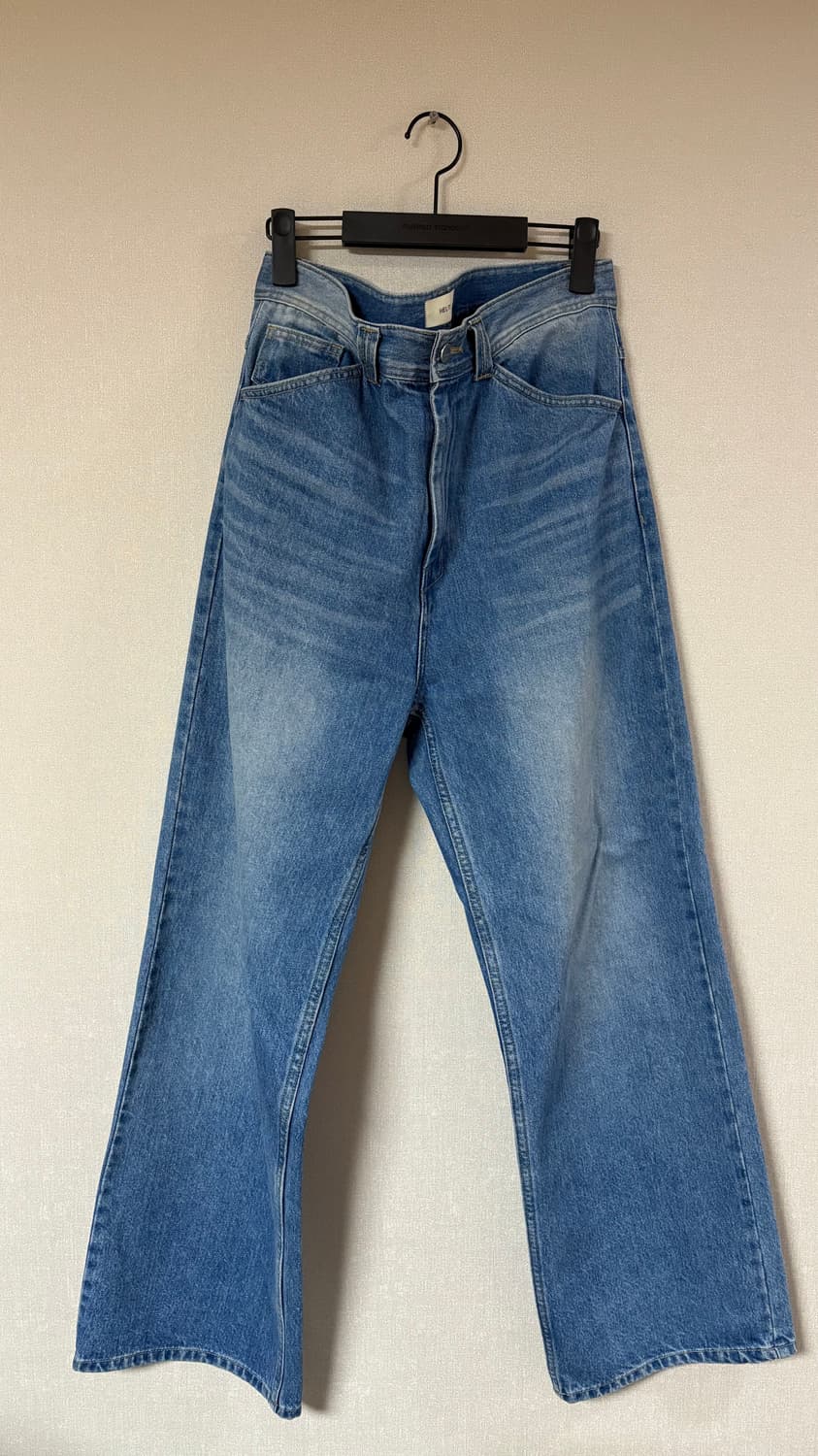 [M] HEUTE 로코 와이드 데님 블루 상품이미지4