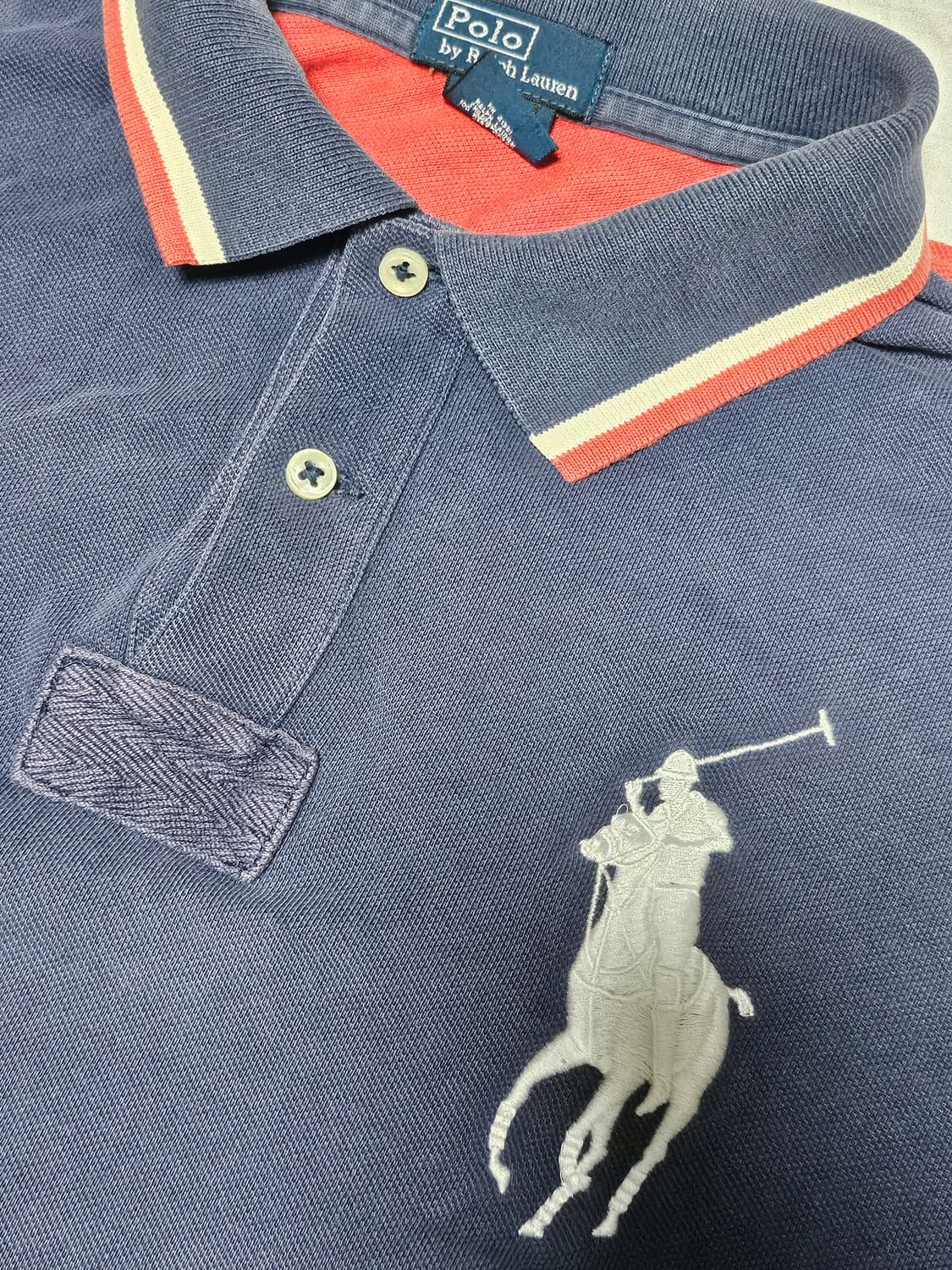 폴로랄프로렌 빅포니 치프키프 카라티 카라티셔츠 M 상품이미지2