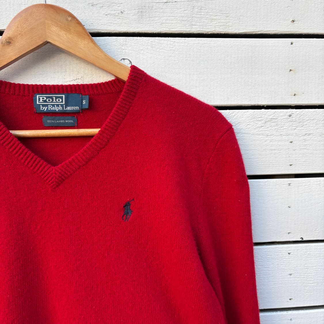 Polo 폴로 울 브이넥 니트 상품이미지4