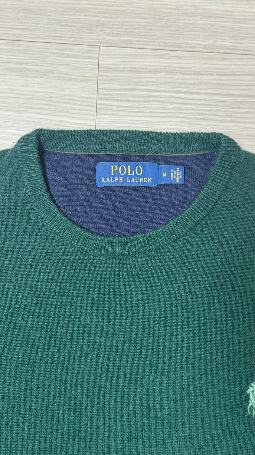 폴로 랄프로렌 그린색 니트  상품이미지3