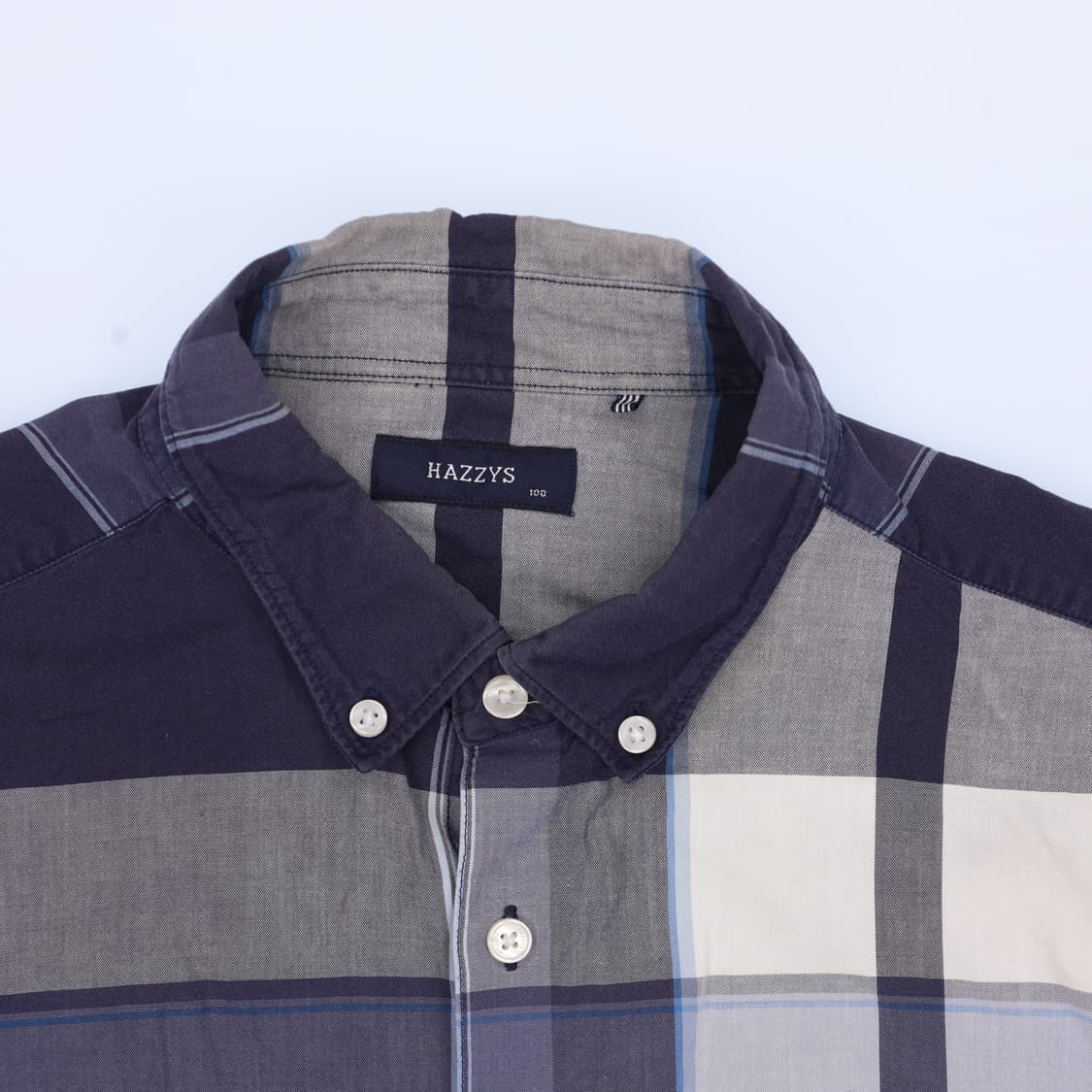 100 헤지스 노바 체크 남방 셔츠 N7580 상품이미지3