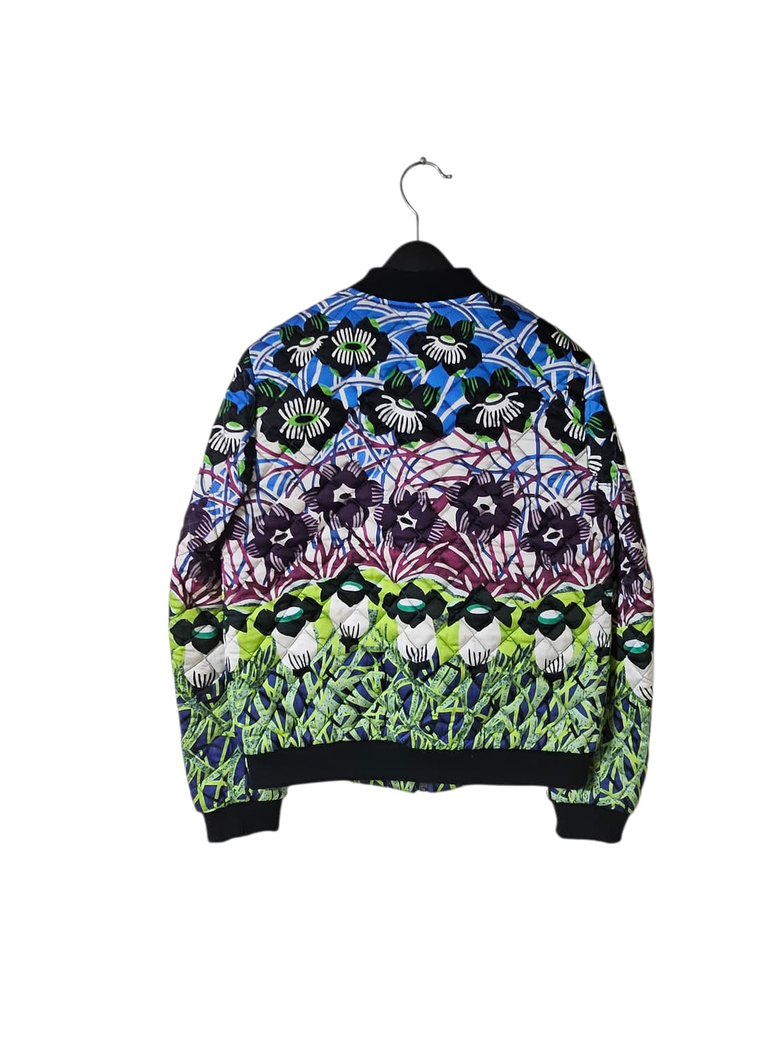 티렌 유니크 플라워 프린팅 퀄팅 여성 블루종점퍼 55/정가 45만원 상품이미지9