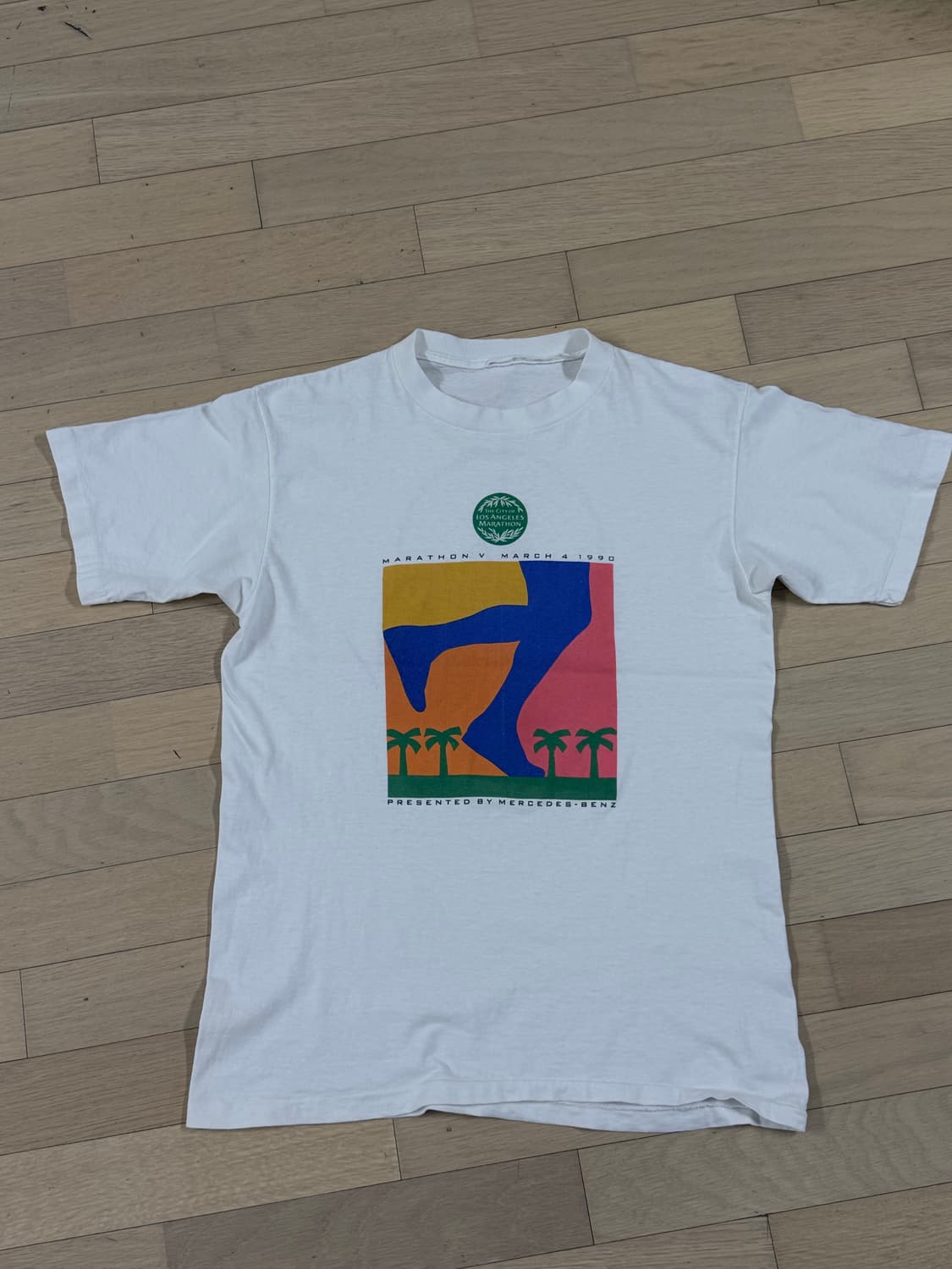 90s LA 빈티지 마라톤 티셔츠 상품이미지1