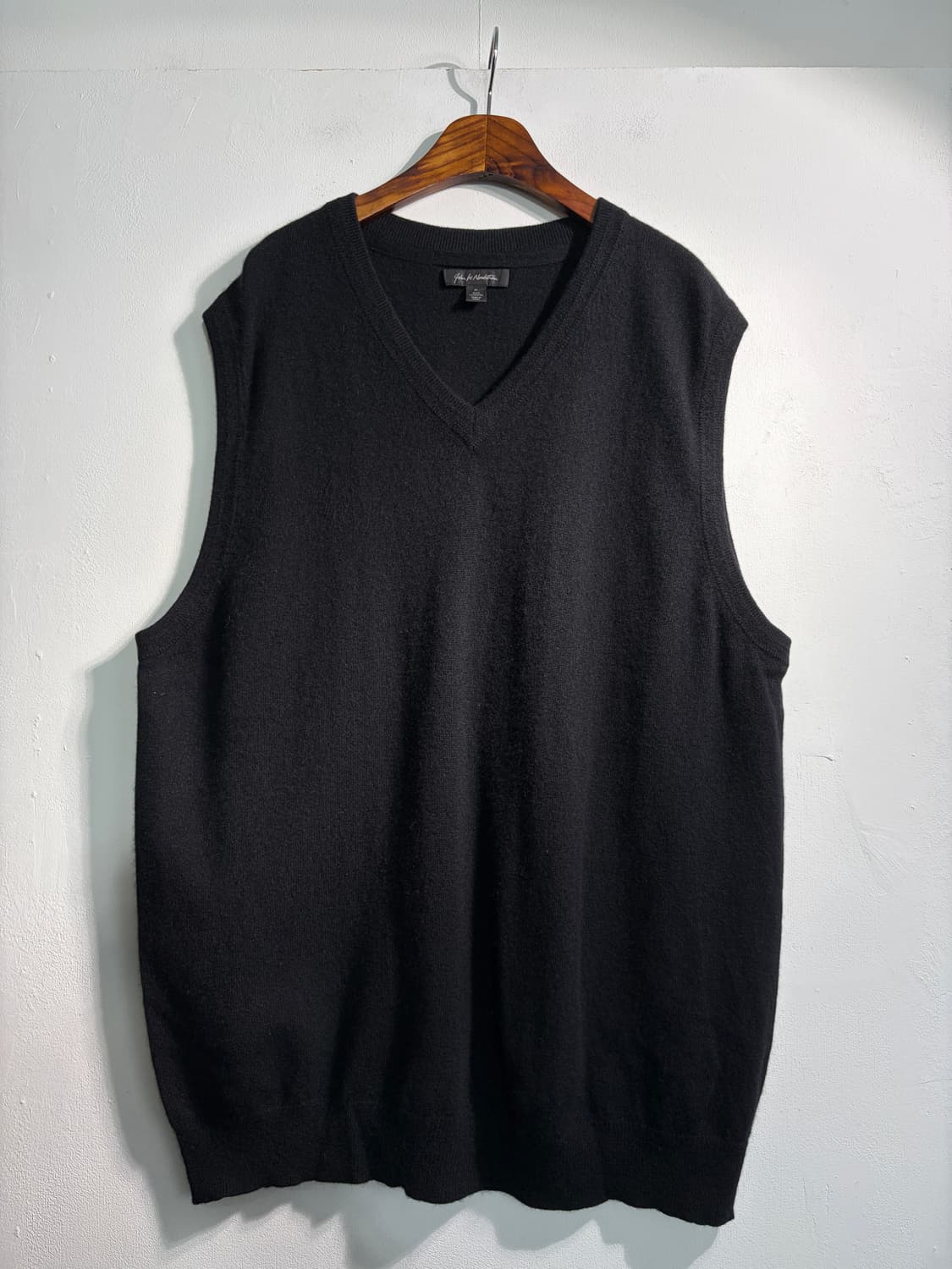만원샵) Cashmere 100% 니트 베스트 XL C357 상품이미지1