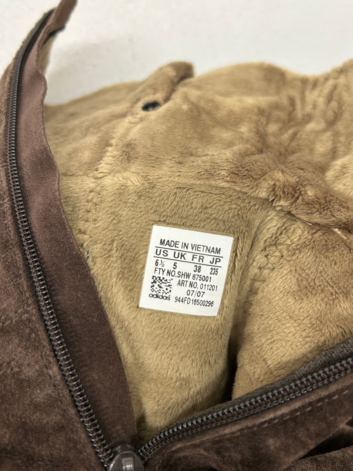 00s Y2K 아디다스 브라운 스웨이드부츠 235 상품이미지7