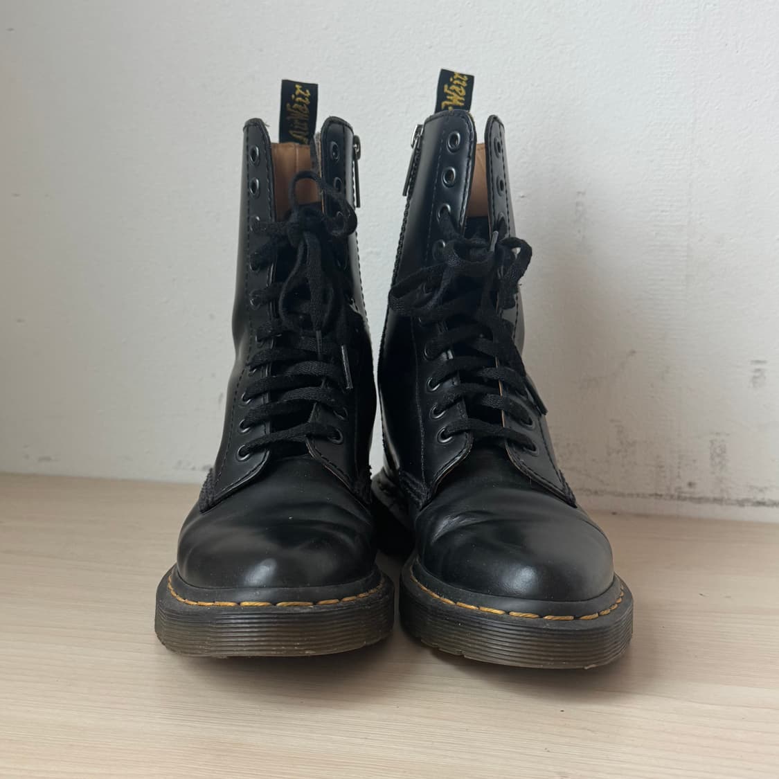 닥터마틴 알릭스 Alix 10홀 지퍼 롱부츠 블랙 uk4 230-235 상품이미지4
